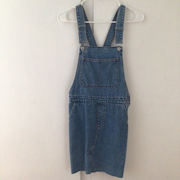 Topshop Dresses & Skirts - Topshop Jean Overall Dress